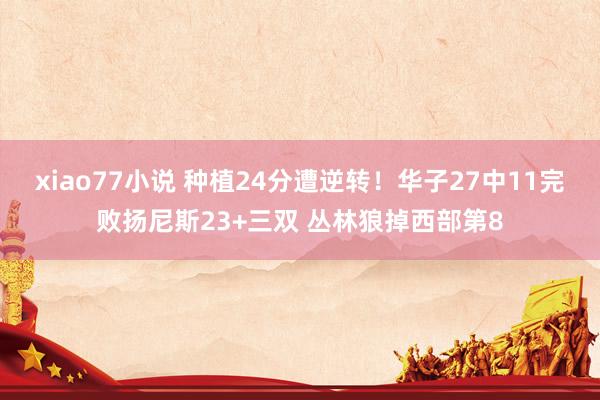 xiao77小说 种植24分遭逆转！华子27中11完败扬尼斯23+三双 丛林狼掉西部第8